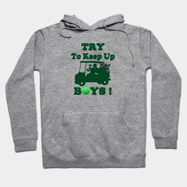 Try to Keep Up Boys Hoodie by KJKlassiks